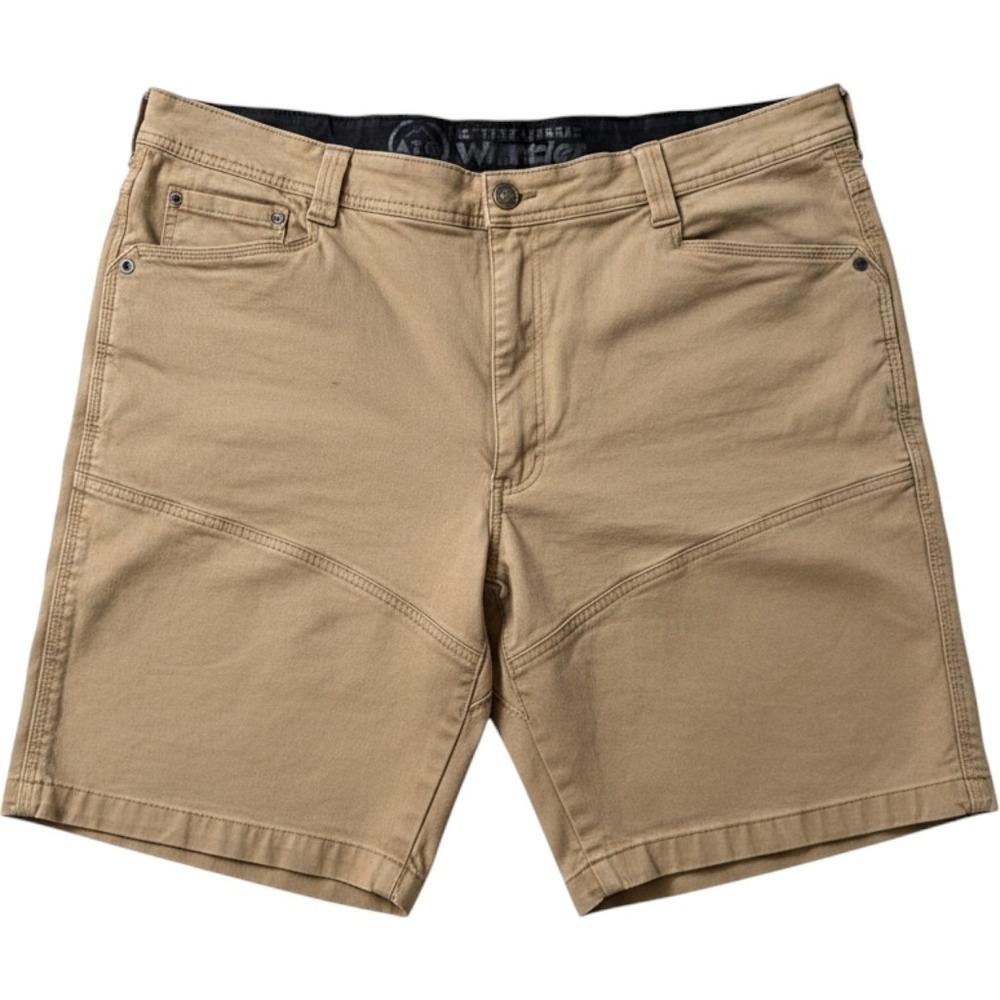 Wrangler ATG Shorts 37 Tan Canvas Utility Outdoor Gorpcore